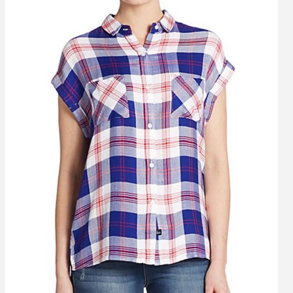 Rails Britt Plaid Dolman Shirt